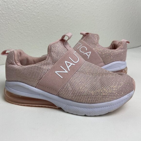 Nautica Other - Girl’s Sparkly Pink Slip On Sneaker Size 12